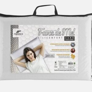Travesseiro Fibrasca Favos de Mel Suporte Zero e Kids