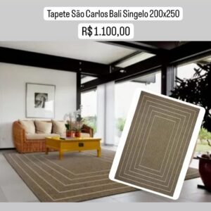 Tapete São Carlos Bali Singelo